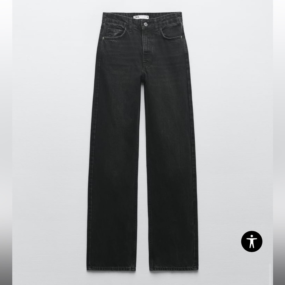 HIGH RISE STRAIGHT LEG JEANS